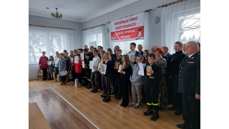 Eliminacje powiatowe Ogólnopolskiego Turnieju Wiedzy Pożarniczej 